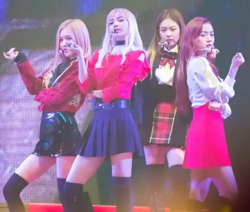 Korean girl group Blackpink broke numerous online records in the late 2010s and was dubbed the "biggest girl group in the world".