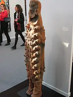 A statue made by Camara, 2017