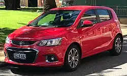 2018 Holden Barina (TM) LS hatchback (facelift)