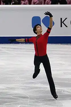 Petr Gumennik at the 2019 Junior Grand Prix Final