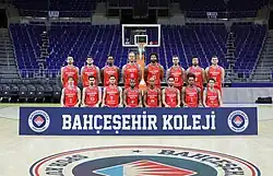 Bahçeşehir Koleji S.K. basketball team is a professional basketball club that competes in the Basketbol Süper Ligi.