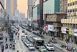 A view of Taikang Road&nbsp;[zh], in Beixia Street Subdistrict