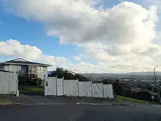 View looking west from Maioro Street in New Windsor