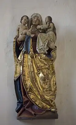 Wooden statue of Saint Anna