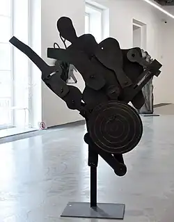 Figure with target (1984–1985), GASK Kutná Hora