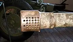 The pepper pot muzzle brake