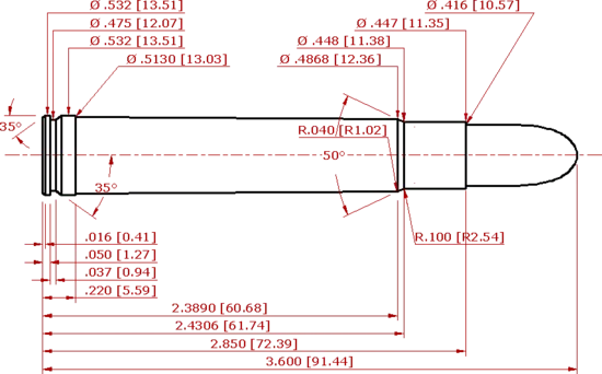 .416 Remington Magnum Schematic