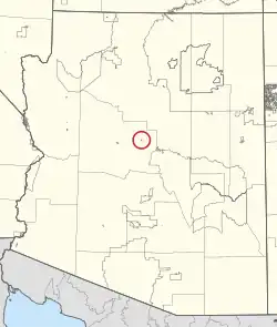 The Yavapai–Apache reservations are five small areas in eastern Yavapai County, Arizona.