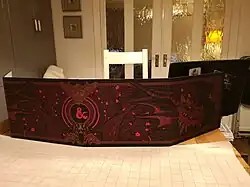 The 5th edition Dungeon Master's Screen from the core rule book gift set collector's edition by the artist Hydro74.