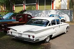 1960 Chevrolet Biscayne four-door sedan rear