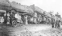 Two 700-series Mallets shared improper intimacies on 12 September 1920 in East Bradford when one engineer somehow failed to see and hear emergency signals and flares. The collision caused very minor injuries to two of the crew of number 716.