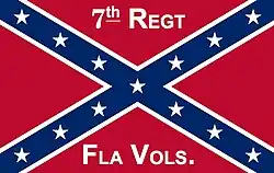 Flag of the 7th Florida Infantry Regiment