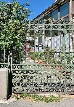 Local/Wallachian Gothic Revival - Fence of Strada C.F. Robescu no. 9, Bucharest, c.1960, unknown architect