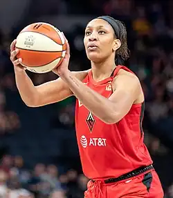 A'ja Wilson, BA 2018, No. 1 pick in the 2018 WNBA draft, 3-time WNBA MVP, 2017 NCAA champion