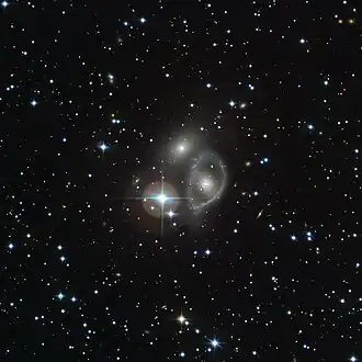 Vela ring galaxy, and a bright star known as HD 88170.[12]