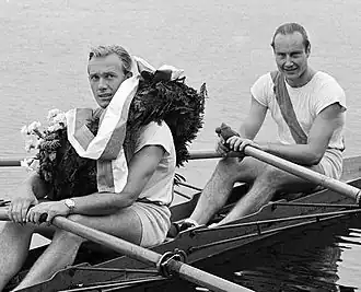 Twice winners Aage Larsen and Ebbe Parsner