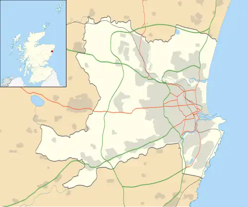 Tullos is located in Aberdeen City council area