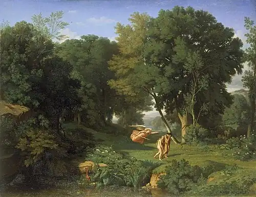 Adam and Eve Chased out of Paradise by Jean-Achille Benouville