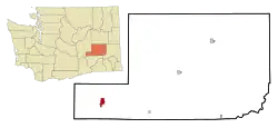 Location of Hatton, Washington