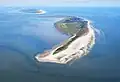 Aerial view of Wangerooge from the east
