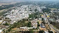 Aerial view of Jami village