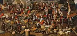 Market Scene by Pieter Aertsen, 1550
