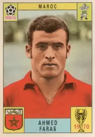 Ahmed Faras is Morocco's top scorer with 36 goals.