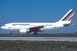 Air France Airbus A310 in the 1976 livery