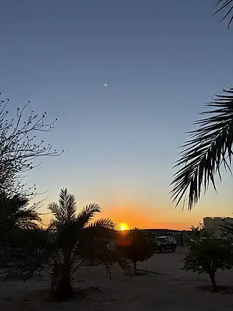 Sunrise at abdali farm