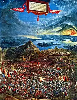 Albrecht Altdorfer, The Battle of Issus, 1529