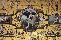 Headboard with the Loves of Jupiter, Alessandro Allori, 1572 (detail)