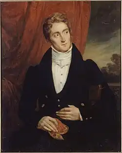 Portrait of Jean-Georges Farcy by Alexandre-Marie Colin