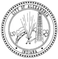 Official seal of Alexandria, Indiana