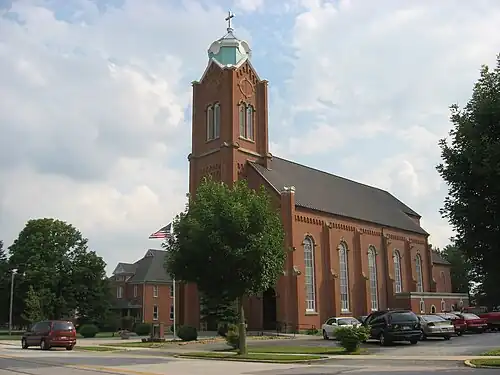 Facade and north side in 2010