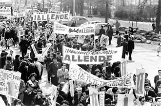 Image 13Marchers for Salvador Allende (from History of Chile)