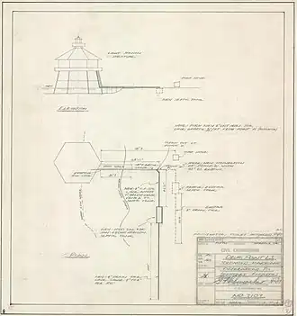 Alteration plan to the sanitary facilities from 1959