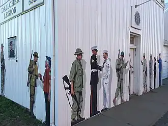 Main façade of American Legion Post 632