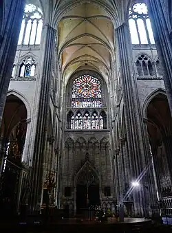 South transept rose window (16th century)