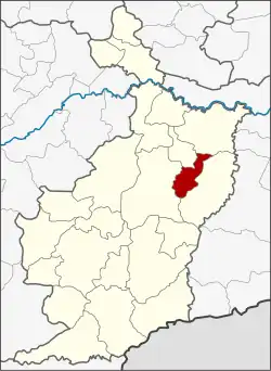 District location in Buriram province