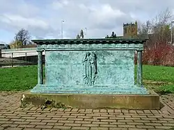 Memorial in Paisley near the River Cart