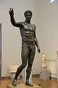 This Greek male statue with a mesomorphic body type (high muscularity and low body fat). This shows the long history of appearance pressures.