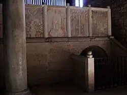 Byzantine sculptures inside the cathedral