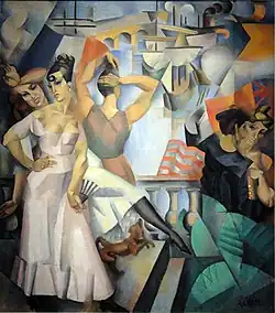André Lhote, 1913, L'Escale, oil on canvas, 210 x 185&nbsp;cm