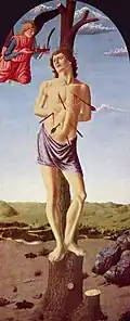 Francesco Botticini, Saint Sebastian, Metropolitan Museum of Art, New York, after 1474