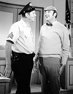 Guest star Andy Griffith and Nabors in a skit from the show's premiere, September 25, 1969.