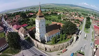 Fortified Saxon Evangelic church in Rotbav
