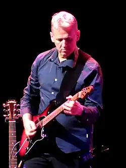 Drennan performing with The Corrs in 2024