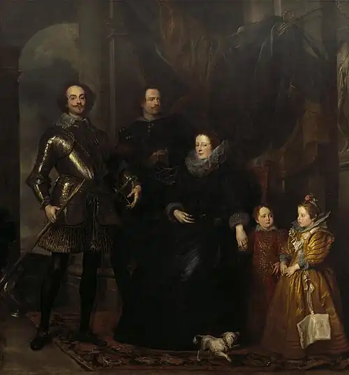 Anthony van Dyck, Lomellini family, Genoa, 1623
