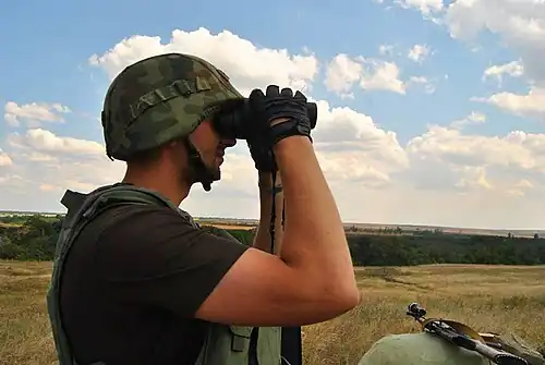 War in Donbas, 2016.