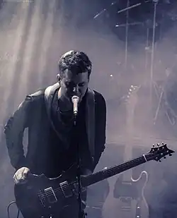 Anton Belov playing live with KAUAN in Kyiv, Ukraine in 2017